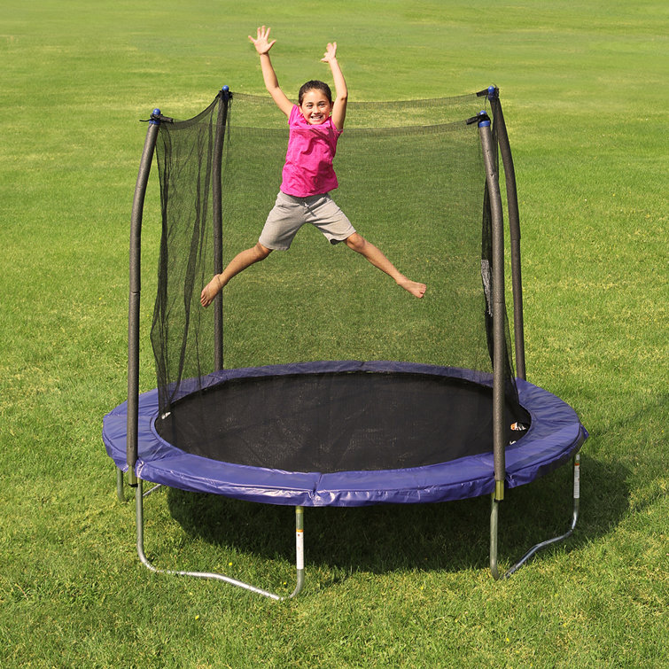 Trampoline shop with cage